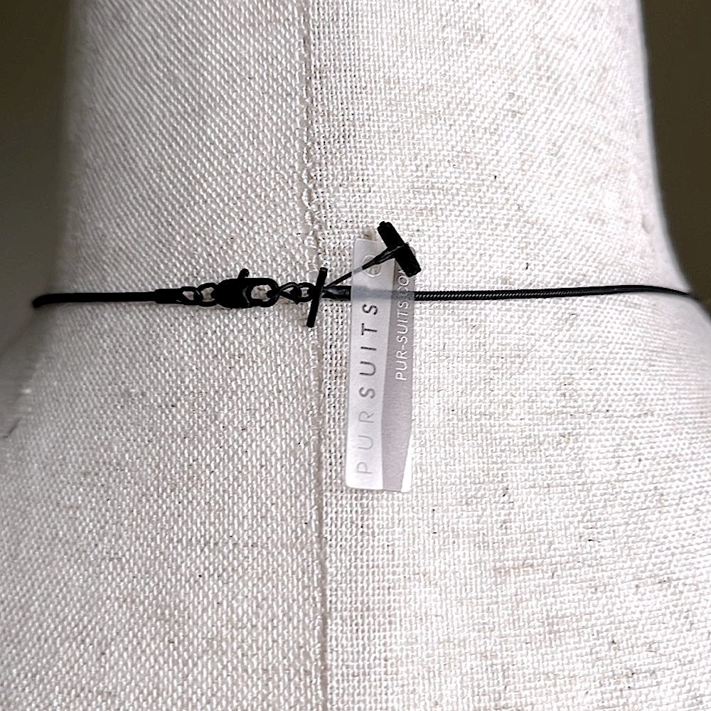 NWT - Pursuits - Toronto Designer - Black and White Orb and Cube Necklace - Picture 2 of 5